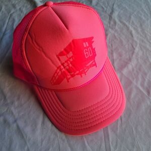 Lifeguard Tower 60 Pink Trucker Hat